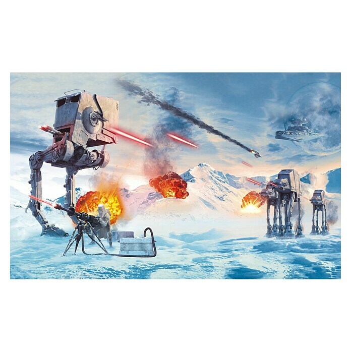 Komar Star Wars Fototapete Hoth Showdown (B x H: 400 x 250 cm, Vlies) | BAUHAUS