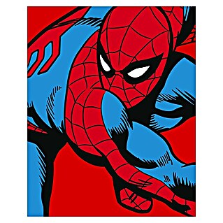 Komar Marvel Fototapete Marvel PowerUp Spider-Man Watchout (B x H: 200 x 250 cm, Vlies)