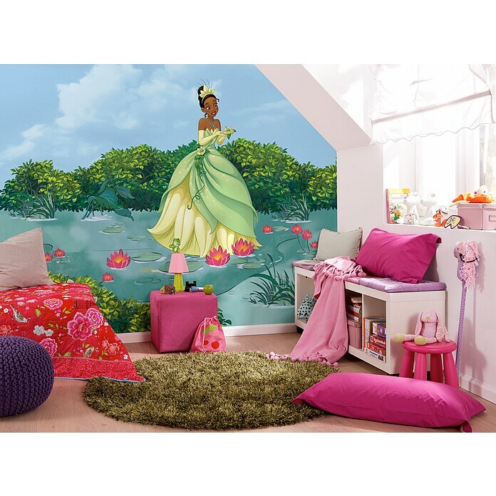 Komar Fototapete Disney Tiana Lucky Pond (B x H: 300 x 250 cm, Vlies) | BAUHAUS