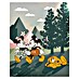 Komar Fototapete Disney Mickey & Minnie Embrace Nature 