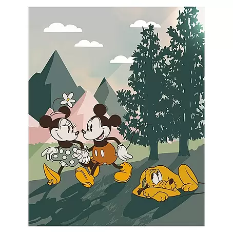 Komar  Fototapete Disney Mickey & Minnie Embrace Nature