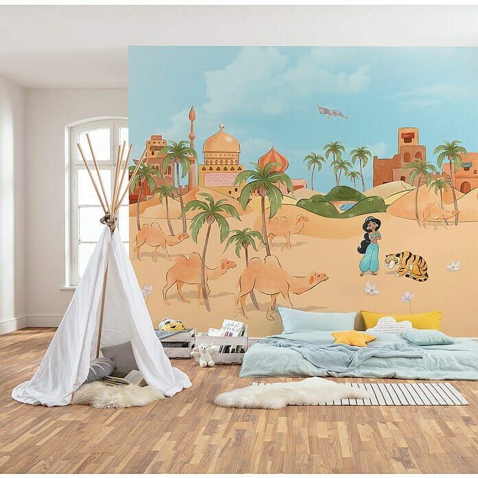 Komar Fototapete Disney Make a wish Jasmin (B x H: 300 x 250 cm, Vlies) | BAUHAUS