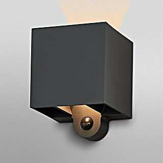 Ledvance Akku-Wandleuchte Endura Style Adjustable Beam Sensor USB (10 x 9,7 x 12,6 cm, Dunkelgrau, Warmweiß, 2,5 W, IP54)