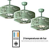 Sulion Ventilador de techo Jade (Verde, 52,5 cm, 18 W) | BAUHAUS