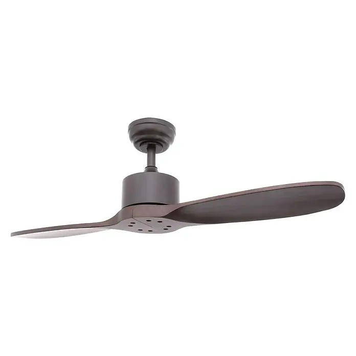 Sulion Ventilador de techo Dual Outdoor - Nogal, 106 cm, 14 W - Ventilador de techo oscuro con dos aspas. Diseño moderno y circulación de aire eficiente para cualquier estancia.