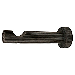 Expo Ambiente Träger Domo (Wenge, Geeignet für: Gardinenstangen Ø 28 mm, Länge: 12 cm)