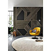 SCHÖNER WOHNEN-Kollektion Cosyliving Fototapete Linien (B x H: 265 x 300 cm, Vlies, Schwarz-Gold) | BAUHAUS