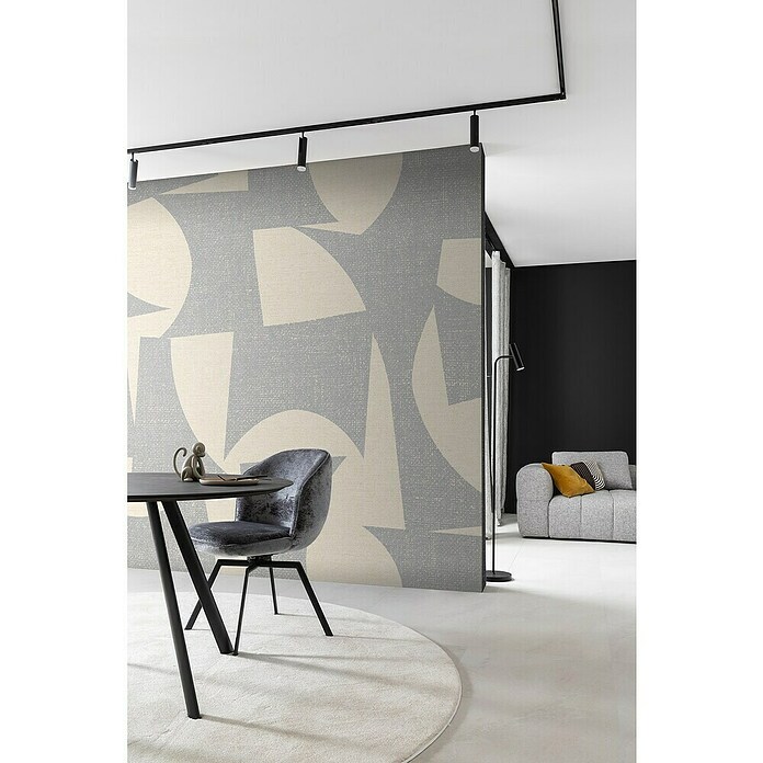 SCHÖNER WOHNEN-Kollektion Cosyliving Fototapete Abstrakt-Geometrisch (B x H: 265 x 300 cm, Vlies, Grau-Beige) | BAUHAUS