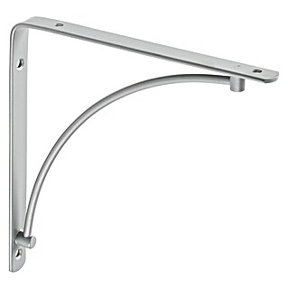 Rei Escuadra de soporte Arch (L x An x Al: 20 x 20 x 2 cm, Plateado)
