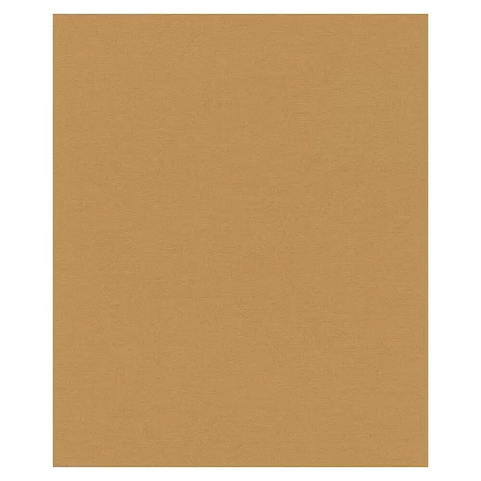 SCHÖNER WOHNEN-Kollektion Cosyliving Vliestapete LINEN - Senf-Gelb, Uni, 10,05 x 0,53 m - Bräunlich-beige strukturierte Oberfläche mit feinem horizontalem Gewebe.