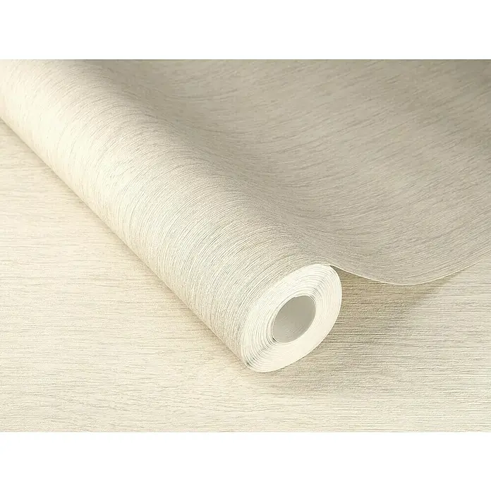 SCHÖNER WOHNEN-Kollektion Cosyliving Vliestapete WOOD Holz-Allover - Sand, Holzoptik, 10,05 x 0,53 m - Ein Rollenbild einer eleganten, hellen Tapete mit einer dezenten Holzmaserung, ideal für eine stilvolle Wandgestaltung.