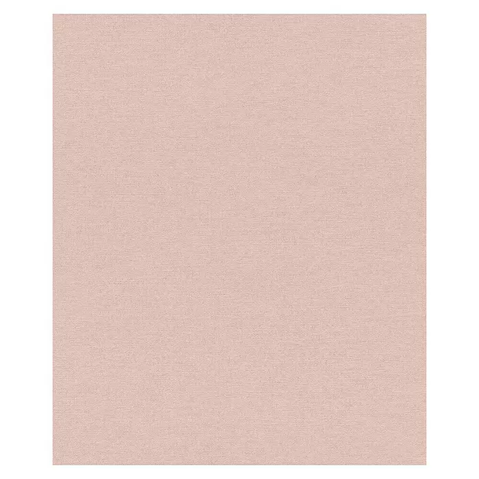 SCHÖNER WOHNEN-Kollektion Cosyliving Vliestapete LINEN - Rosa, Uni, 10,05 x 0,53 m - Heller, texturierter Hintergrund in Rosa mit feiner horizontaler Maserung.
