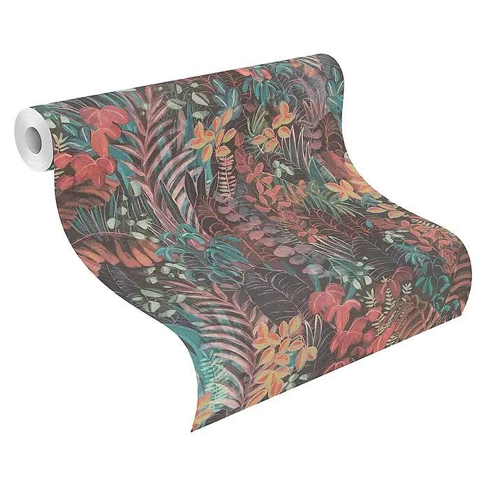 SCHÖNER WOHNEN-Kollektion Cosyliving Vliestapete BOTANICAL Dschungel - Bunt, Floral, 10,05 x 0,53 m - Ein Rollenbild der tropischen Blättertapete, perfekt für eine gemütliche und stilvolle Raumgestaltung.
