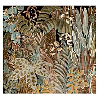 SCHÖNER WOHNEN-Kollektion Cosyliving Fototapete Blätterwald (B x H: 318 x 300 cm, Vlies, Terra-Mehrfarbig)
