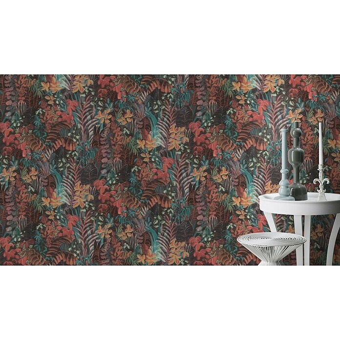 SCHÖNER WOHNEN-Kollektion Cosyliving Vliestapete BOTANICAL Dschungel (Bunt, Floral, 10,05 x 0,53 m) | BAUHAUS