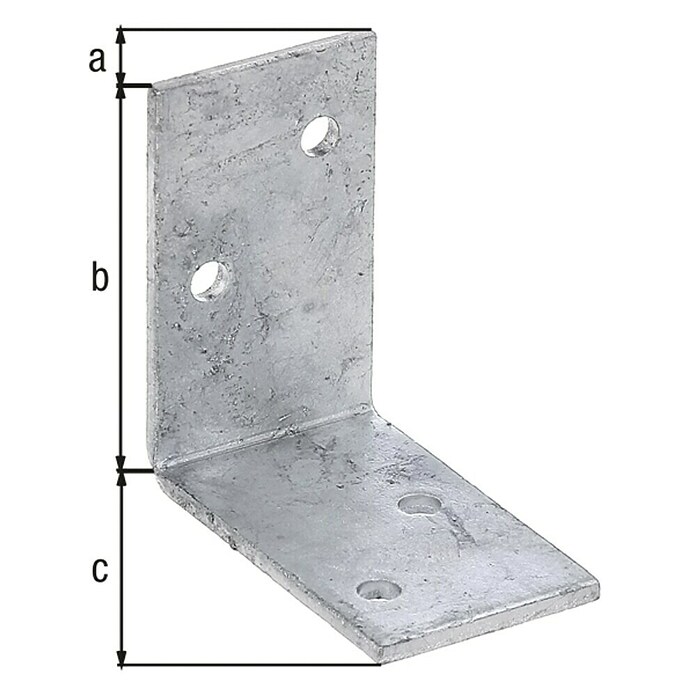Stabilit Conector en ángulo (L x An x Al: 70 x 70 x 40 mm, Zincado) | BAUHAUS