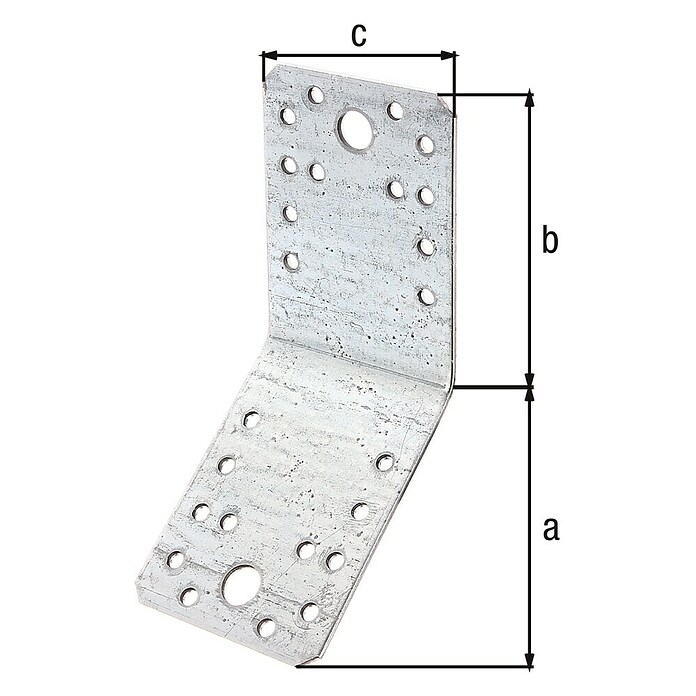 Stabilit Conector en ángulo (L x An x Al: 180 x 65 x 25 mm) | BAUHAUS