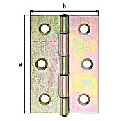 Stabilit Bisagra (L x An: 60 x 46 mm) | BAUHAUS
