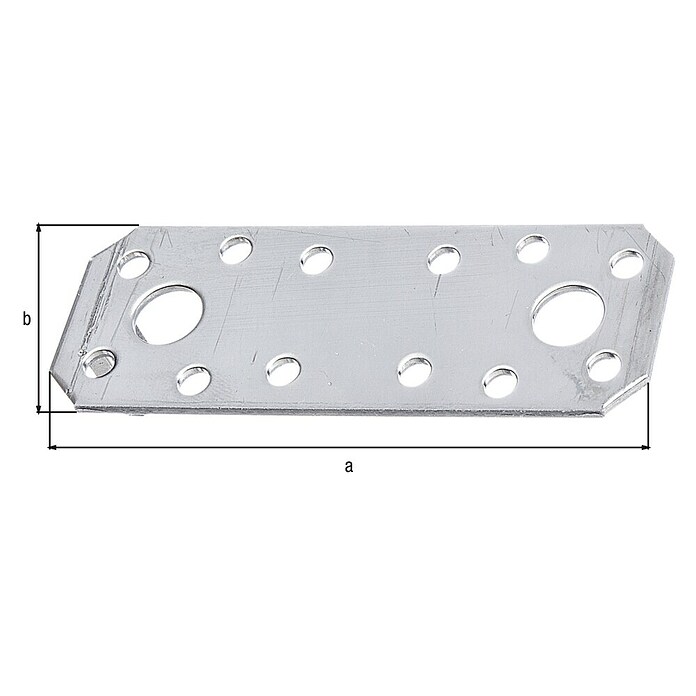 Stabilit Pletina de ensamblaje (L x An: 96 x 35 mm, Zincado) | BAUHAUS