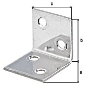 Stabilit Conector en ángulo (L x An x Al: 30 x 30 x 30 mm, Acero inoxidable) | BAUHAUS