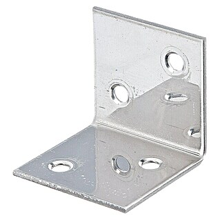 Stabilit Conector en ángulo (L x An x Al: 40 x 40 x 40 mm, Acero inoxidable, 4 agujeros)