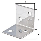 Stabilit Conector en ángulo (L x An x Al: 40 x 40 x 40 mm, Acero inoxidable, 4 agujeros) | BAUHAUS