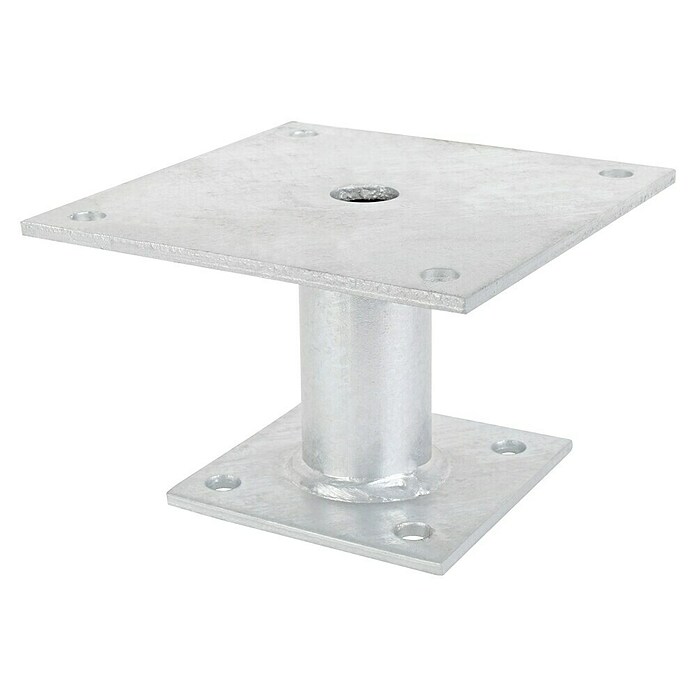 Alberts Base para poste (Altura: 100 mm, Acero) | BAUHAUS