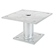 Alberts Base para poste (Altura: 100 mm, Acero) | BAUHAUS