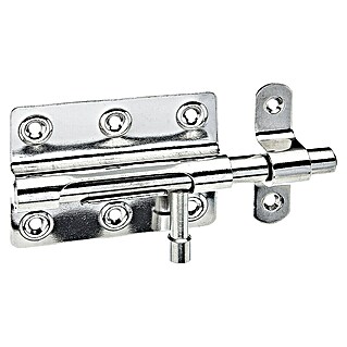 Alberts Pestillo (L x An: 122 x 59 mm, Acero inoxidable)