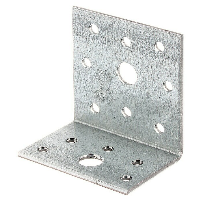 Alberts Conector en ángulo (L x An x Al: 60 x 60 x 40 mm, Zincado) | BAUHAUS