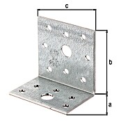 Alberts Conector en ángulo (L x An x Al: 60 x 60 x 40 mm, Zincado) | BAUHAUS