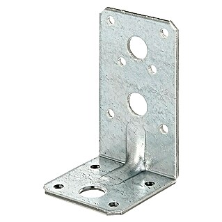 Alberts Escuadra para cargas pesadas (L x An x Al: 90 x 50 x 50 mm, Acero, Zincado)