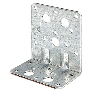 Alberts Escuadra para cargas pesadas (L x An x Al: 90 x 50 x 80 mm, Acero, Zincado)