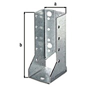 Alberts Soporte para vigas (An x Al: 40 x 110 mm, Acero, Zincado) | BAUHAUS