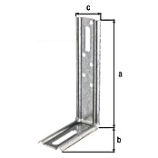 Alberts Escuadra regulable (L x An x Al: 70 x 30 x 130 mm) | BAUHAUS