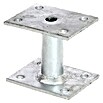 Alberts Base para poste (Altura: 78 mm, Acero) | BAUHAUS