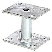 Alberts Base para poste (Altura: 78 mm, Acero) | BAUHAUS