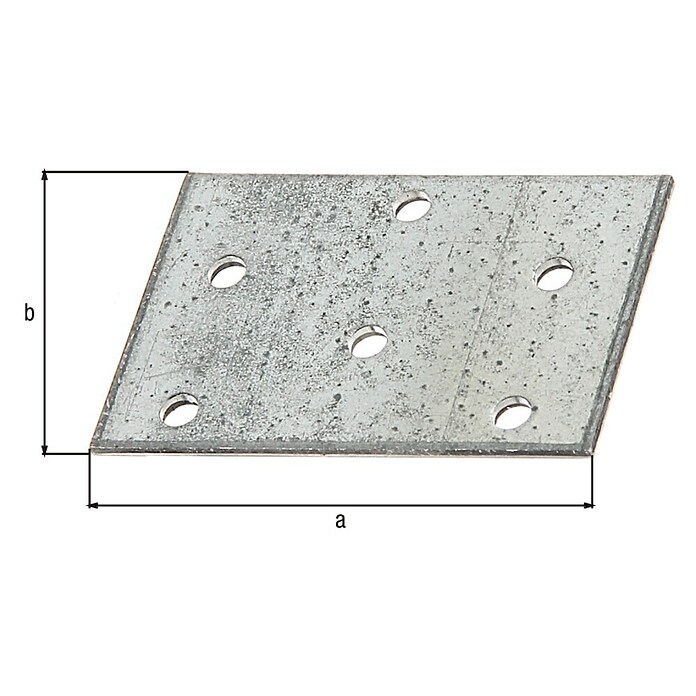 Alberts Pletina de ensamblaje (L x An: 60 x 40 mm, Zincado) | BAUHAUS