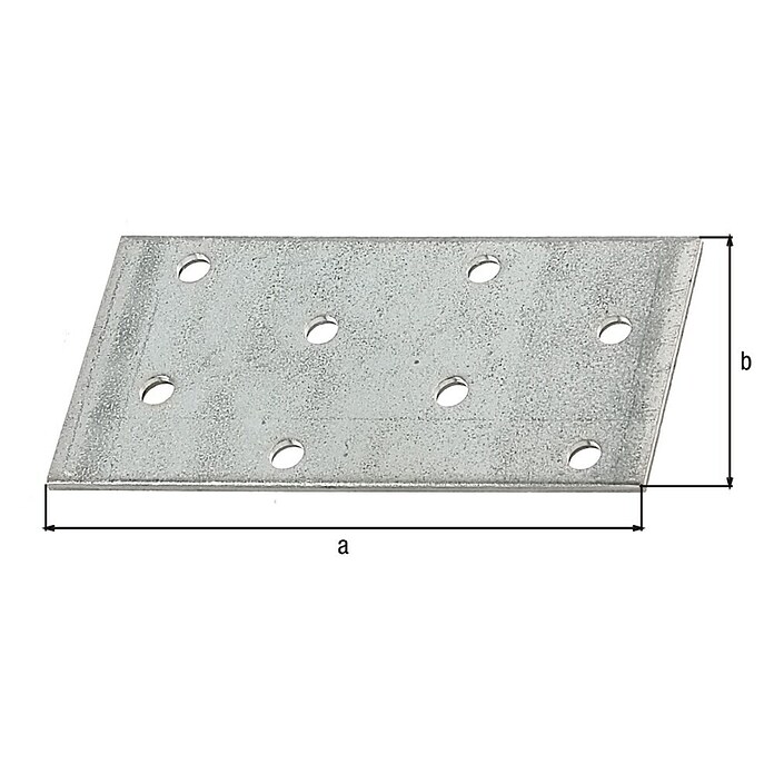 Alberts Pletina de ensamblaje (L x An: 80 x 40 mm, Zincado) | BAUHAUS