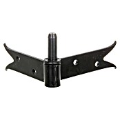 Alberts Gozne de puerta (L x An: 140 x 120 mm, Negro) | BAUHAUS