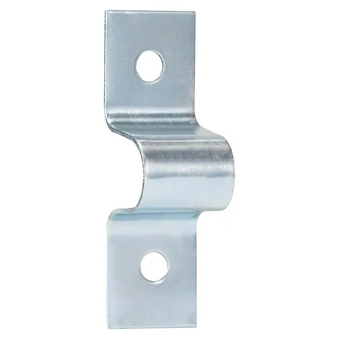 Alberts Presilla - 54 x 16 mm, Acero - Abrazadera metálica para tubos con orificios de montaje para una fijación segura. Construcción robusta para una sujeción fiable.