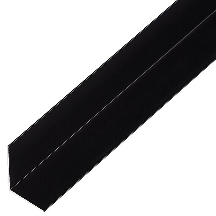 Alberts Perfil angular (2.000 x 30 x 30 mm, Espesor: 1 mm, Negro) | BAUHAUS