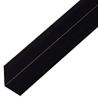 Alberts Perfil angular (1.000 x 30 x 30 mm, Espesor: 1 mm, Negro)