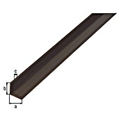 Alberts Perfil angular (2.000 x 30 x 30 mm, Espesor: 1 mm, Negro) | BAUHAUS