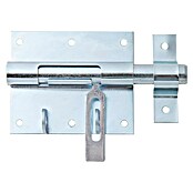 Alberts Pestillo con bloqueo portacandados (L x An: 160 x 100 mm, Zincado) | BAUHAUS