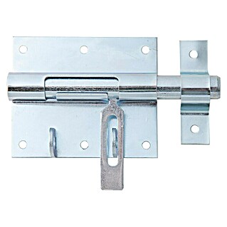 Alberts Pestillo con bloqueo portacandados (L x An: 160 x 100 mm, Zincado)