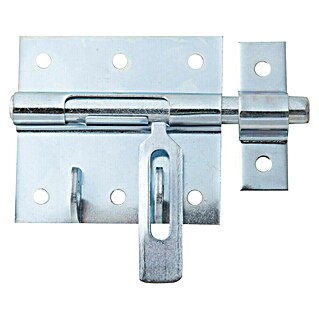 Alberts Pestillo con bloqueo portacandados (L x An: 100 x 66 mm, Zincado)