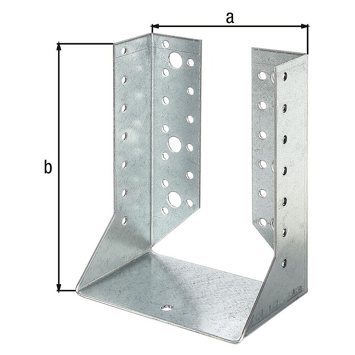 Alberts Soporte para vigas (An x Al: 120 x 160 mm, Acero, Zincado) | BAUHAUS