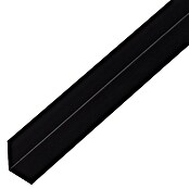 Alberts Perfil angular (2.000 x 25 x 25 mm, Espesor: 1 mm, Negro) | BAUHAUS