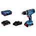 Bosch Professional AMPShare 18V Akku-Bohrschrauber GSR 18V-21 L-Boxx 